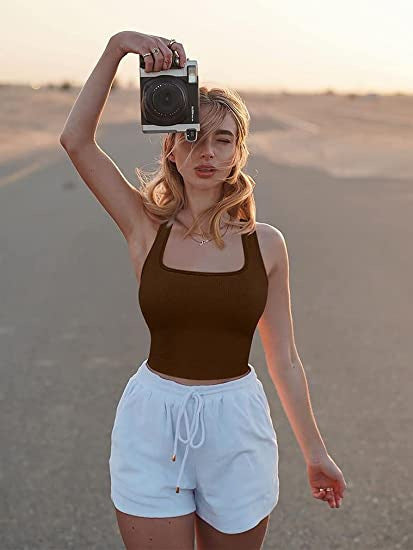 Solid Color Sexy Sports Running Fitness Yoga Vest